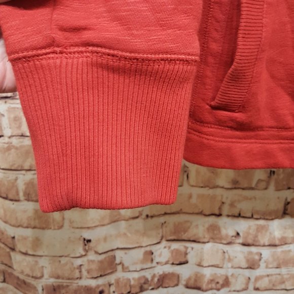 Eddie Bauer Cardigan Sweatshirt Open Front with Tie Size XS - Picture 5 of 14